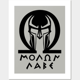 Mod.7 Molon Labe Greek Spartan Posters and Art